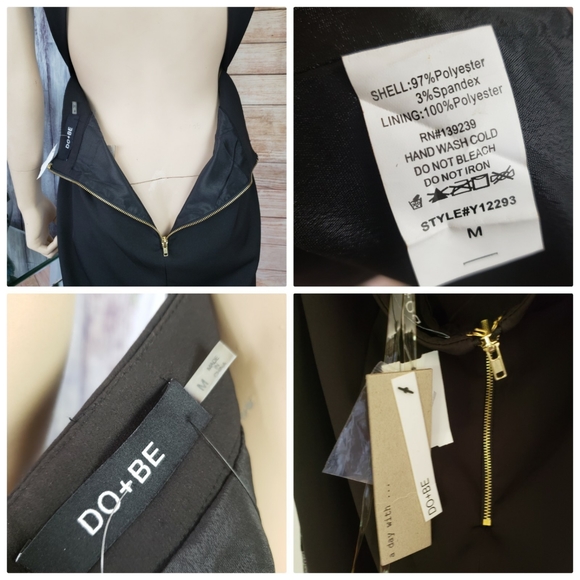 DO + BE Black Black Cut Out Maxi Dress Sleek and Gorgeous - Picture 5 of 10